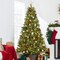 Pre Lit Full Scotch Pine Christmas Tree 1,500 Twinkling Micro LED Lights White & Multicolor, for Holiday Decor and Celebrations